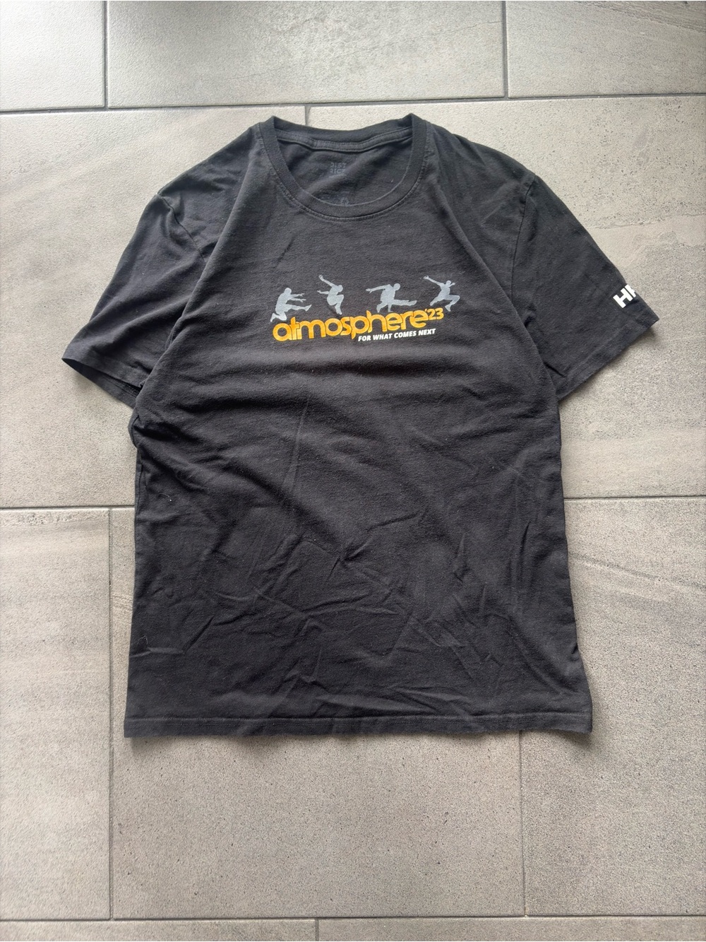 District Graphic Tee Men’s Size Med Black Tech Conference Print